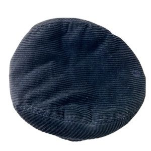 Conte of Florence Cabbie Blue Corduroy Hat